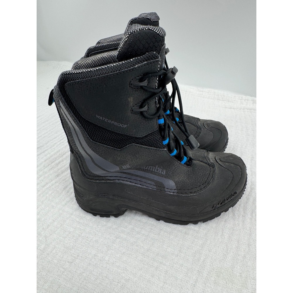 Columbia Bugaboot Plus IV Winter Boots Youth 5 Black Waterproof Insulated 200g
